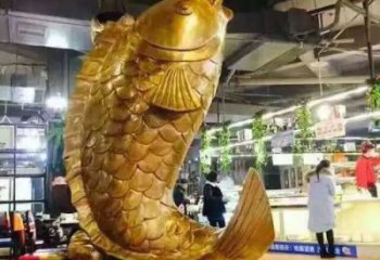 風(fēng)景區(qū)鯉魚(yú)銅雕塑廠家 售樓處廣場(chǎng)雕塑 仿古擺件