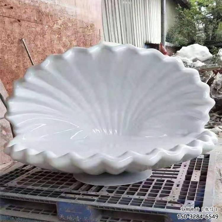 水景玻璃鋼貝殼雕塑 風(fēng)景區(qū)幾何雕塑 廣場(chǎng)小品