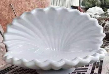 水景玻璃鋼貝殼雕塑 風(fēng)景區(qū)幾何雕塑 廣場小品