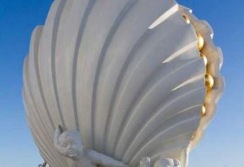 玻璃鋼園林貝殼雕塑 風(fēng)景區(qū)仿真雕塑 廣場小品