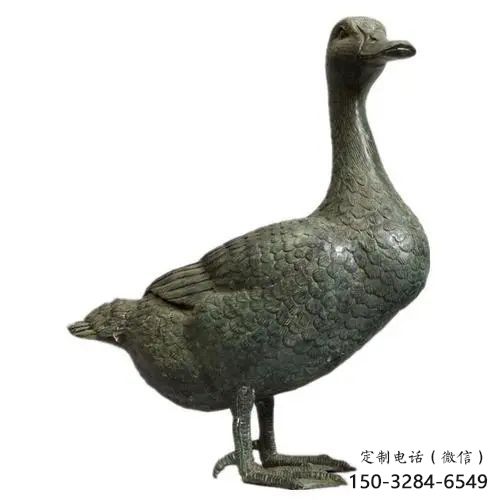 鴨子雕塑廠家，仿真動物， 公園廣場街頭擺件 (10)