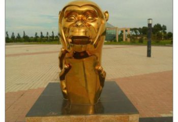 不銹鋼生肖雕塑，鍍鈦工藝，公園廣場戶外擺放 (5)