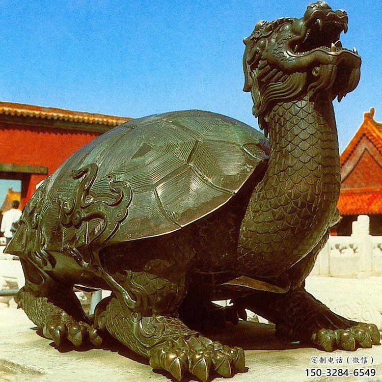 銅烏龜?shù)袼苌a(chǎn)廠家，神獸動物，仿古公園廣場擺件