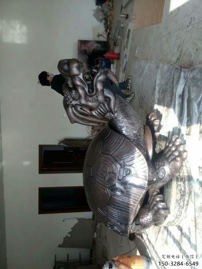 提供烏龜?shù)袼埽瘾F動物擺件，鑄銅工藝制作