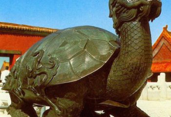 銅烏龜?shù)袼苌a(chǎn)廠家，神獸動(dòng)物，仿古公園廣場擺件