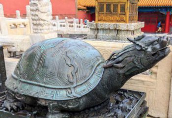 銅烏龜?shù)袼苌a(chǎn)制作，神獸動(dòng)物，仿古公園廣場擺件