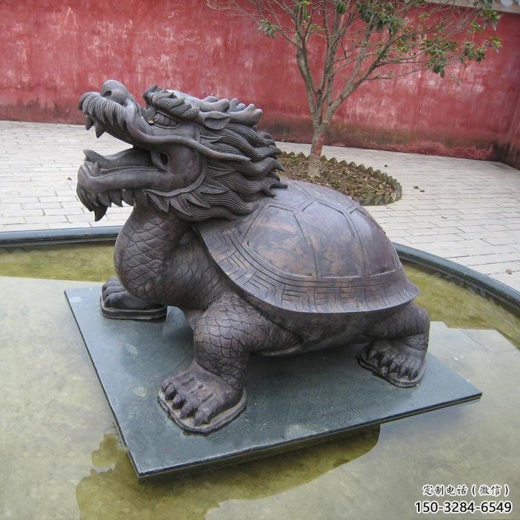 銅海龜?shù)袼軓S家，神獸動(dòng)物，仿古公園廣場(chǎng)擺件