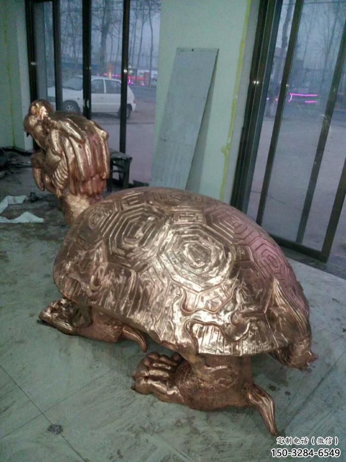 園林海龜?shù)袼?城市廣場雕塑 步行街?jǐn)[件