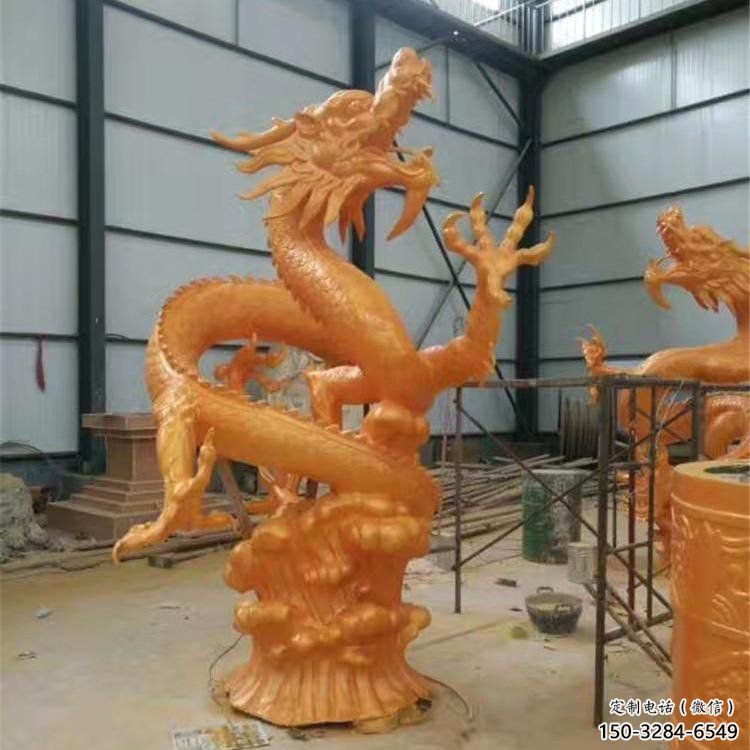 生產(chǎn)龍頭雕塑，鑄銅動物雕塑，房地產(chǎn)售樓處擺件