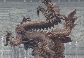 制作龍頭雕塑廠家，鑄銅動物雕塑，房地產(chǎn)售樓處擺件
