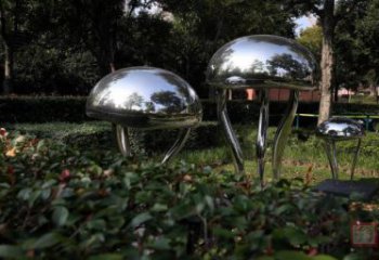 廣場(chǎng)不銹鋼水母雕塑 公園仿真雕塑 抽象擺件
