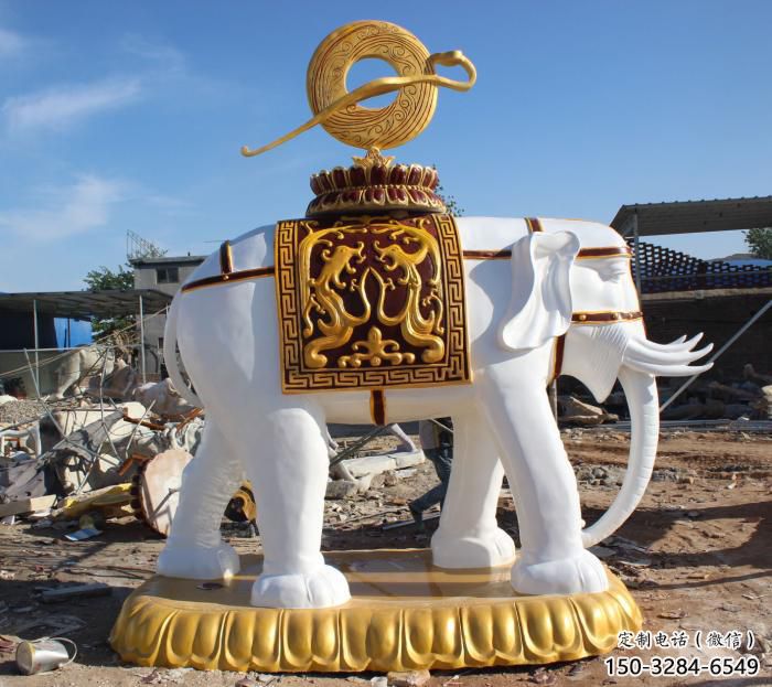 酒店小象雕塑，迪士尼主題，噴漆工藝