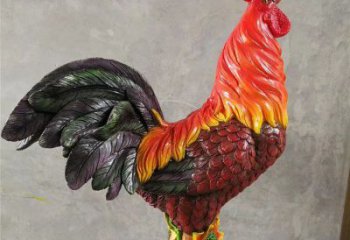 小區(qū)小雞雕塑，抽象系列，網(wǎng)格工藝
