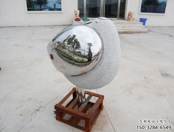 售樓部鳥類雕塑，景觀題材，抽象工藝