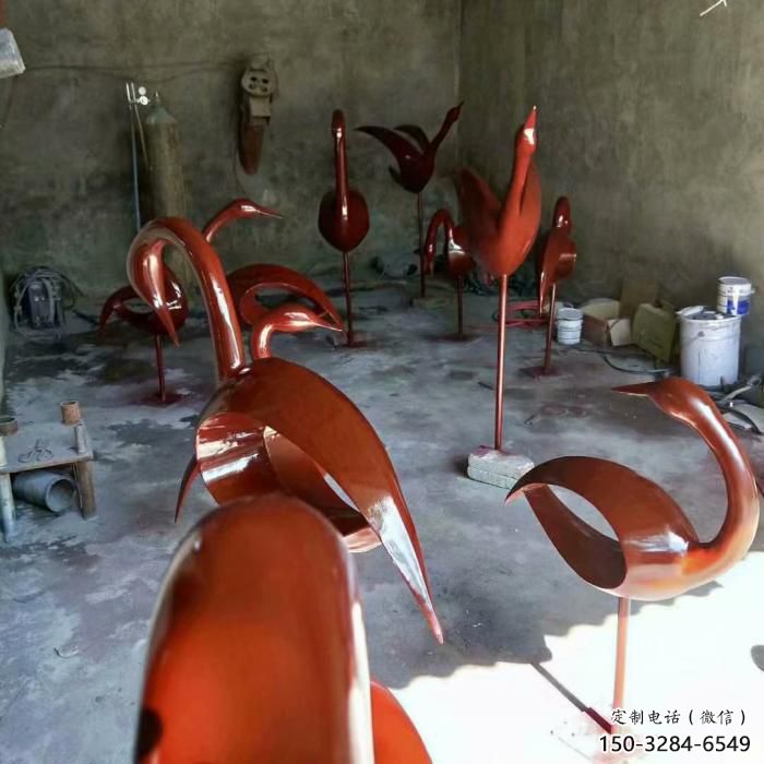 醫(yī)院鳥類雕塑，海洋擺件，拉絲工藝