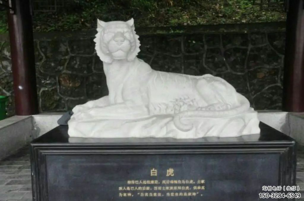 街道白虎雕塑，鑄銅農(nóng)耕雕塑，古銅效果