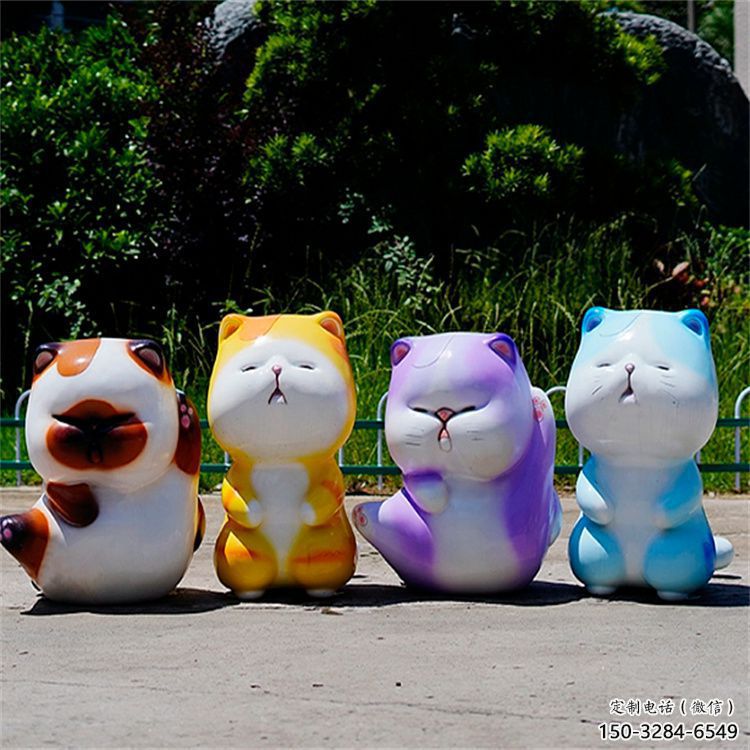 海洋館貓咪雕塑，鍍銅海洋雕塑，鍍銅工藝