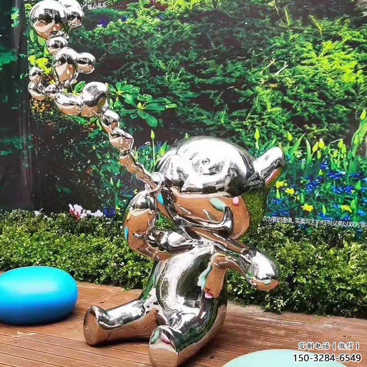 景區(qū)貓咪雕塑，鍍金歐式雕塑，鐵藝材質(zhì)