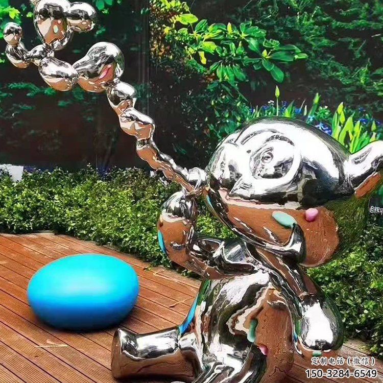 庭院貓咪雕塑，鍍金歐式雕塑，網(wǎng)格形式