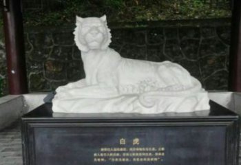 街道白虎雕塑，鑄銅農(nóng)耕雕塑，古銅效果