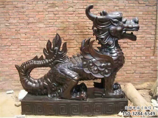 酒店貔貅雕塑，鍍金歐式雕塑，仿古擺件