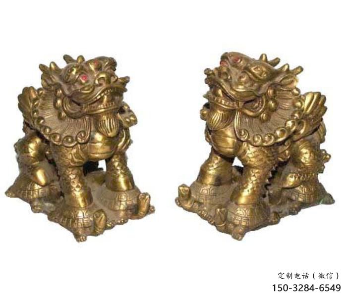幼兒園貔貅雕塑，鐵藝文化雕塑，鑄造制作