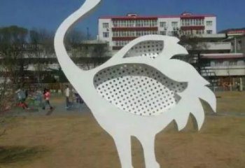 步行街白鷺雕塑，烤漆雕塑，鏤空方式