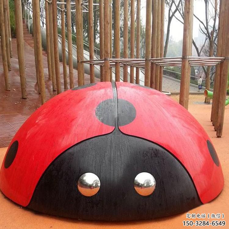 房地產(chǎn)瓢蟲雕塑，仿古動(dòng)漫雕塑，噴砂制造