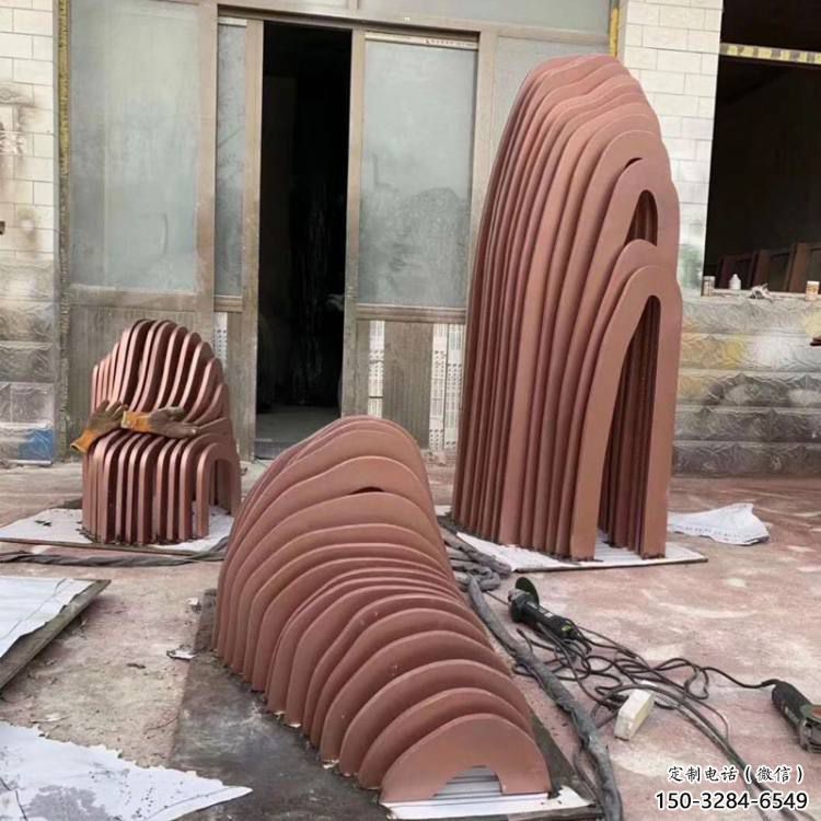 幼兒園假山雕塑，鐵藝文化雕塑，鑄造制作