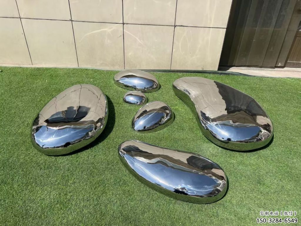 售樓部景觀雕塑，噴砂景觀石雕塑，烤漆題材