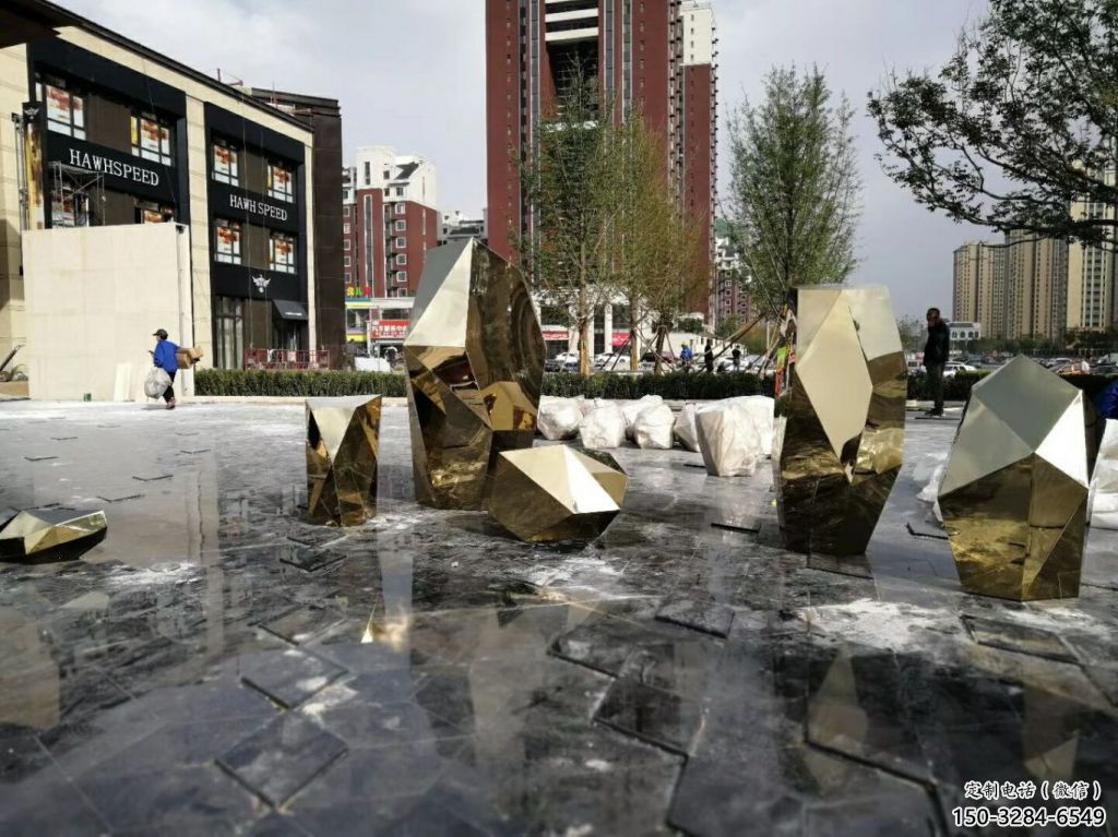 幼兒園景觀石雕塑，鐵藝文化雕塑，鑄造制作
