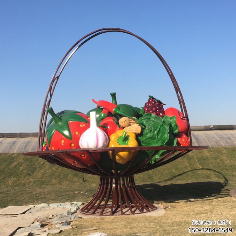 校園花籃雕塑，拉絲景觀雕塑，抽象主題