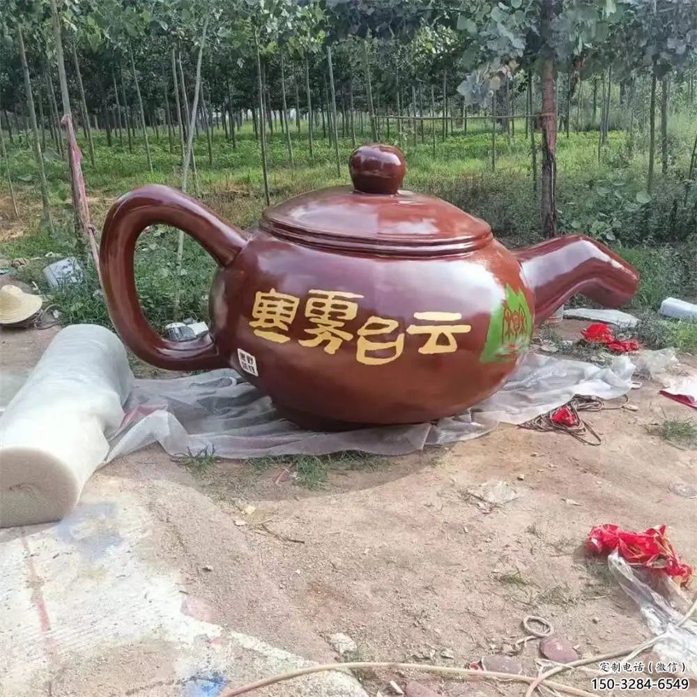 店門口水壺雕塑制作 創(chuàng)意流水雕塑 仿真擺件 店門口水壺雕塑制作 創(chuàng)意流水雕塑 仿真擺件