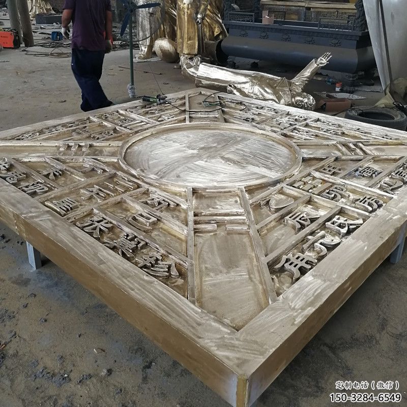 景觀地動儀雕塑，鍍銅景觀雕塑，鍍銅工藝