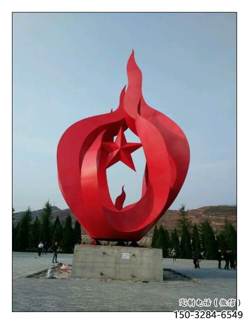 大型廣場(chǎng)不銹鋼雕塑，景觀不銹鋼雕塑