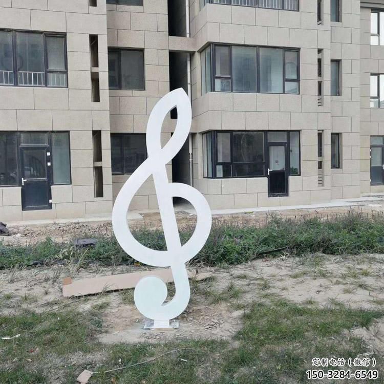 街道音符雕塑 現(xiàn)代景觀(guān)擺件 彩繪雕塑