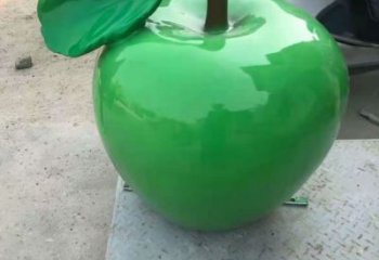農(nóng)村蘋(píng)果雕塑 抽象藝術(shù)水果雕塑 烤漆果蔬雕塑