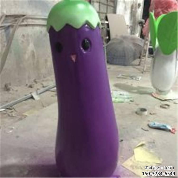 提供茄子雕塑 商業(yè)街仿真雕塑 水果擺件