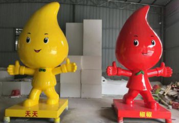 商場(chǎng)辣椒雕塑 仿真雕塑 店門(mén)口小品