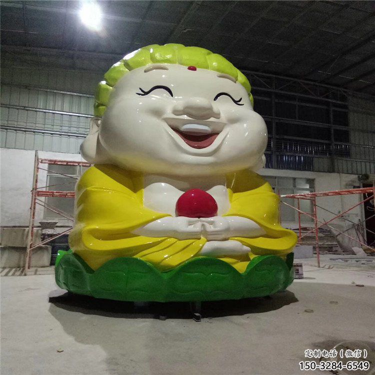 抽象香蕉雕塑 店門(mén)口彩繪雕塑 步行街?jǐn)[件
