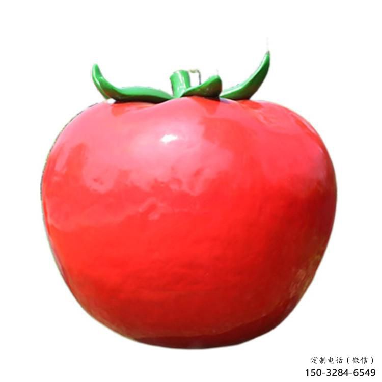 城市番茄雕塑 風景區(qū)彩繪雕塑 抽象擺件