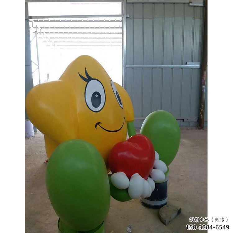 苦瓜雕塑 景觀(guān)美陳果蔬雕塑 噴漆瓜果雕塑