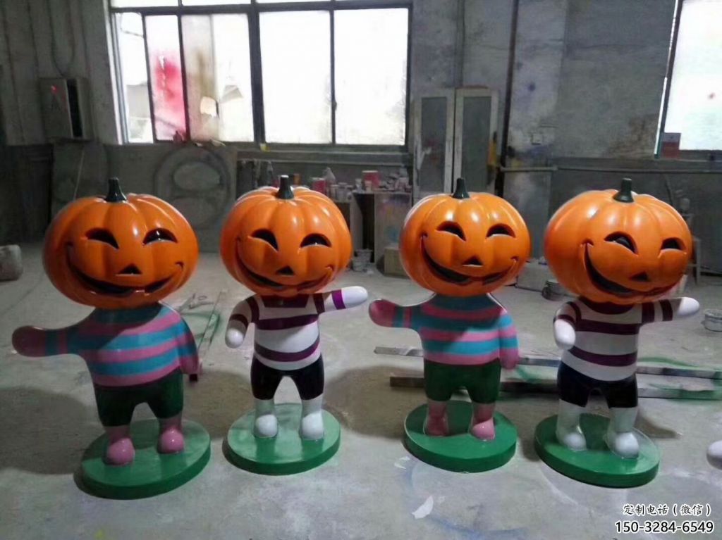 創(chuàng)意南瓜雕塑 步行街店門口雕塑 果蔬小品 創(chuàng)意南瓜雕塑 步行街店門口雕塑 果蔬小品