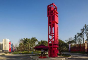 住宅小區(qū)精神堡壘雕塑 啞光標識雕塑 公園文化雕塑