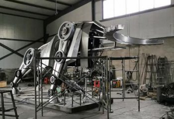 風景區(qū)機器人雕塑廠家 售樓處廣場雕塑 仿古擺件
