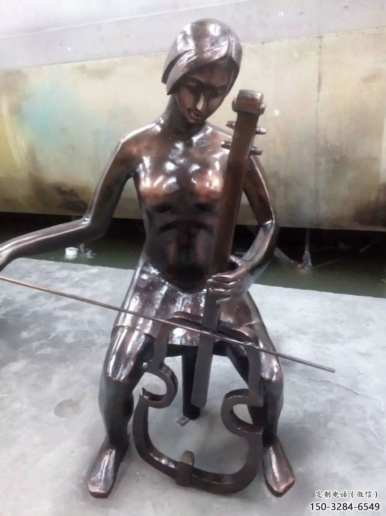景觀(guān)女人雕塑 彩繪女性雕塑 校園歐式雕塑
