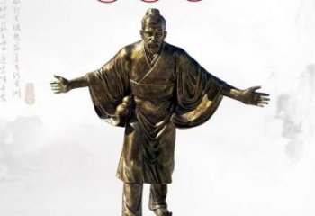 華佗雕塑 仿真景觀藥王雕塑 烤漆名醫(yī)雕塑