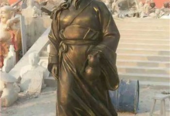 酒店華佗雕塑 景觀美陳名醫(yī)雕塑 現(xiàn)代藥王雕塑