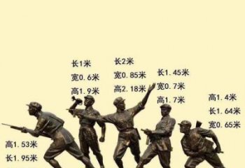抽象武警雕塑 鑄銅警察雕塑 室內(nèi)戰(zhàn)士雕塑
