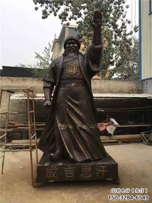 仿真皇帝雕塑 青銅古代雕塑 鑄銅雕塑